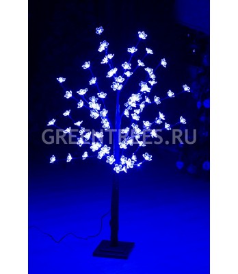 Световое дерево "Сакура" синее, высота 1,2м