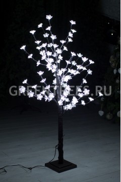 Световое дерево "Сакура" белое, высота 1,2м